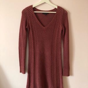 American Eagle dark pink XS knit sweater dress